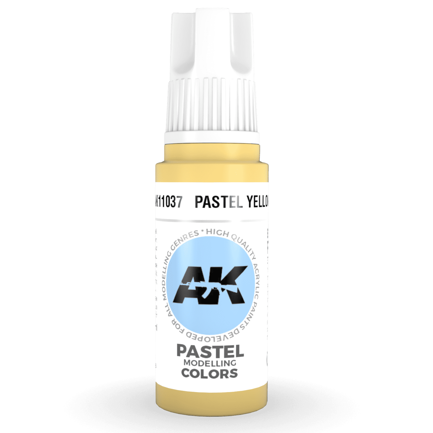 AK Interactive 3rd Gen Acrylic - Pastel Yellow 17ml AK11037 - Loaded Dice