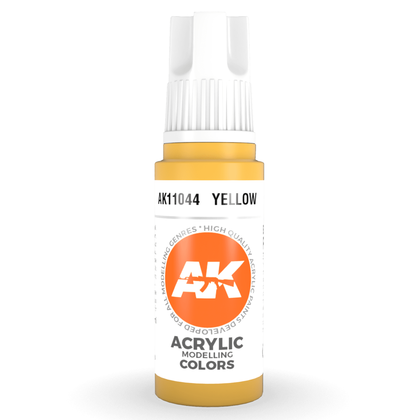 AK Interactive 3rd Gen Acrylic - Yellow 17ml AK11044 - Loaded Dice