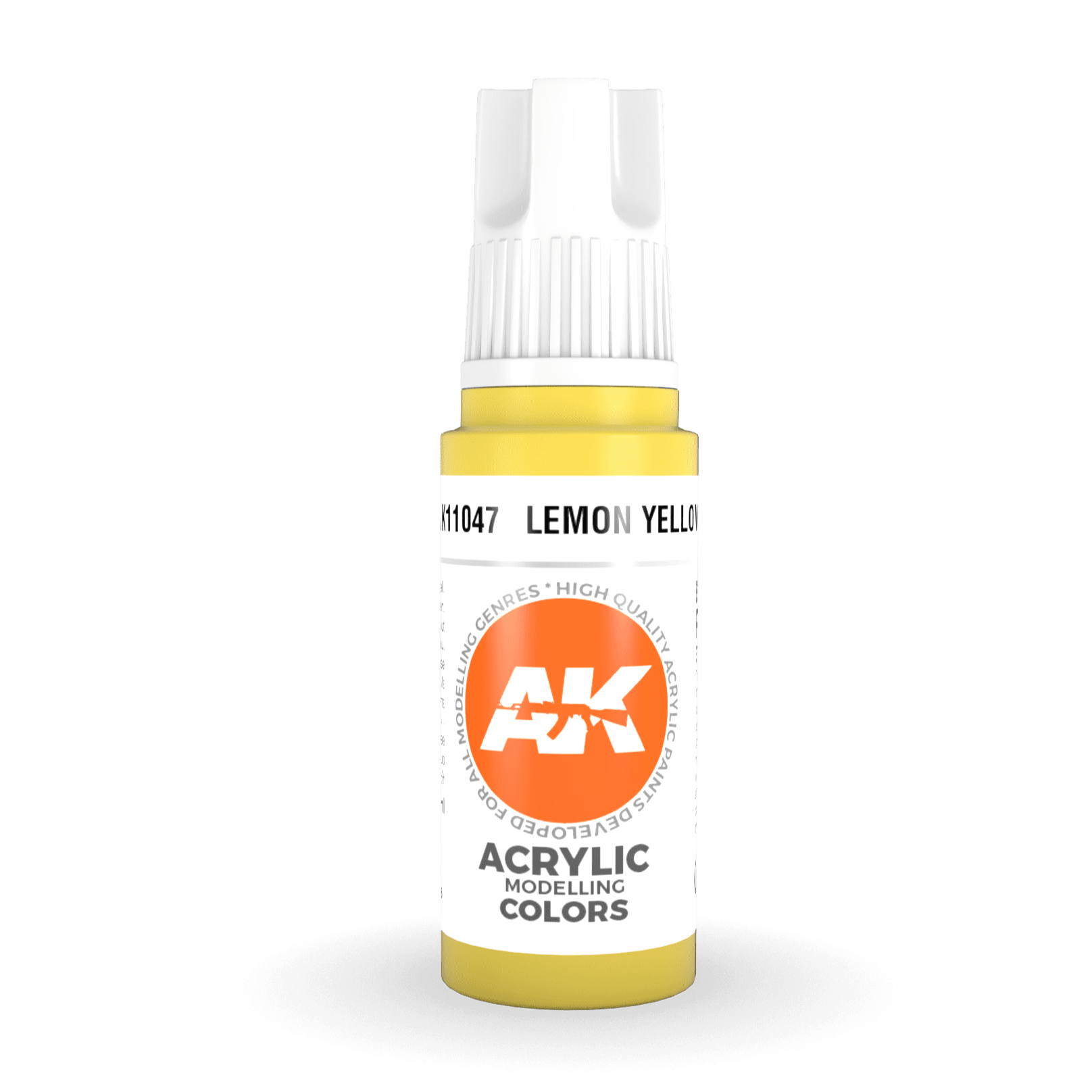 AK Interactive 3rd Gen Acrylic - Lemon Yellow 17ml AK11047 - Loaded Dice
