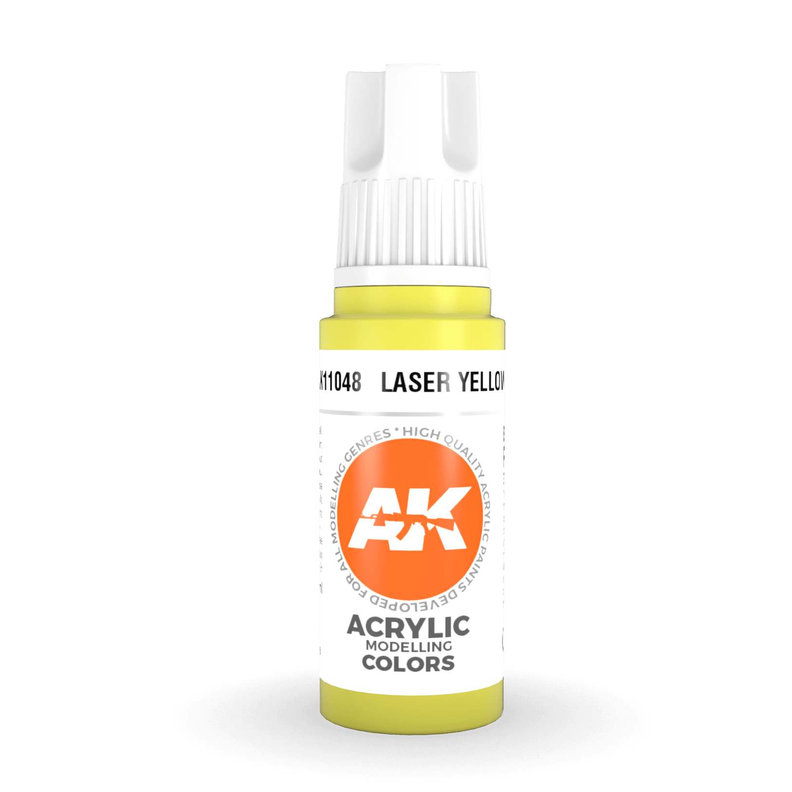 AK Interactive 3rd Gen Acrylic - Laser Yellow 17ml AK11048 - Loaded Dice