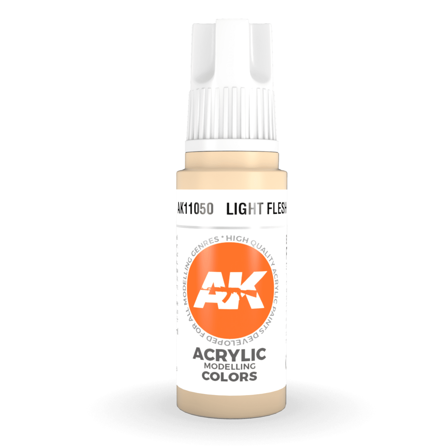AK Interactive 3rd Gen Acrylic - Light Flesh 17ml AK11050 - Loaded Dice