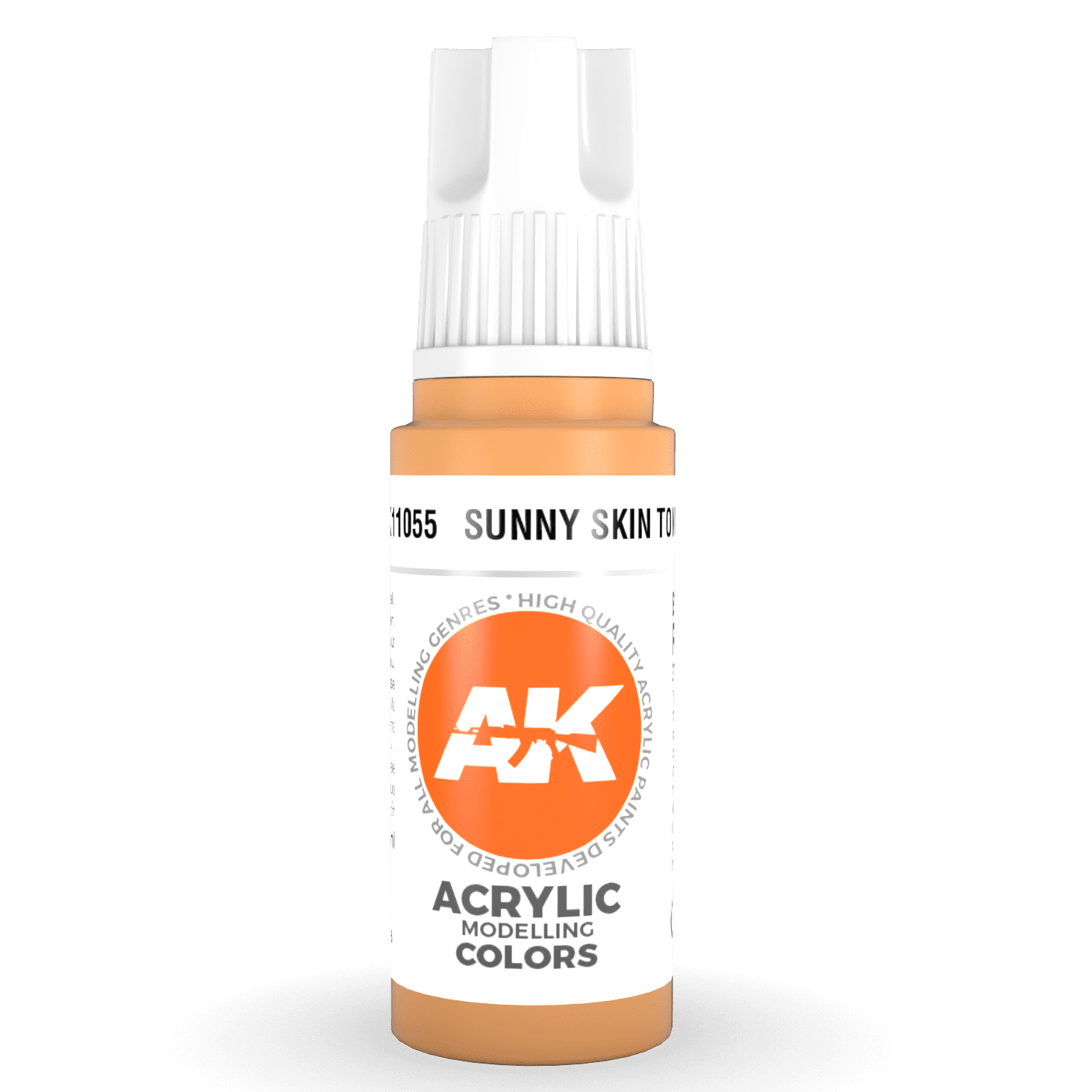 AK Interactive 3rd Gen Acrylic - Sunny Skin Tone 17ml AK11055 - Loaded Dice