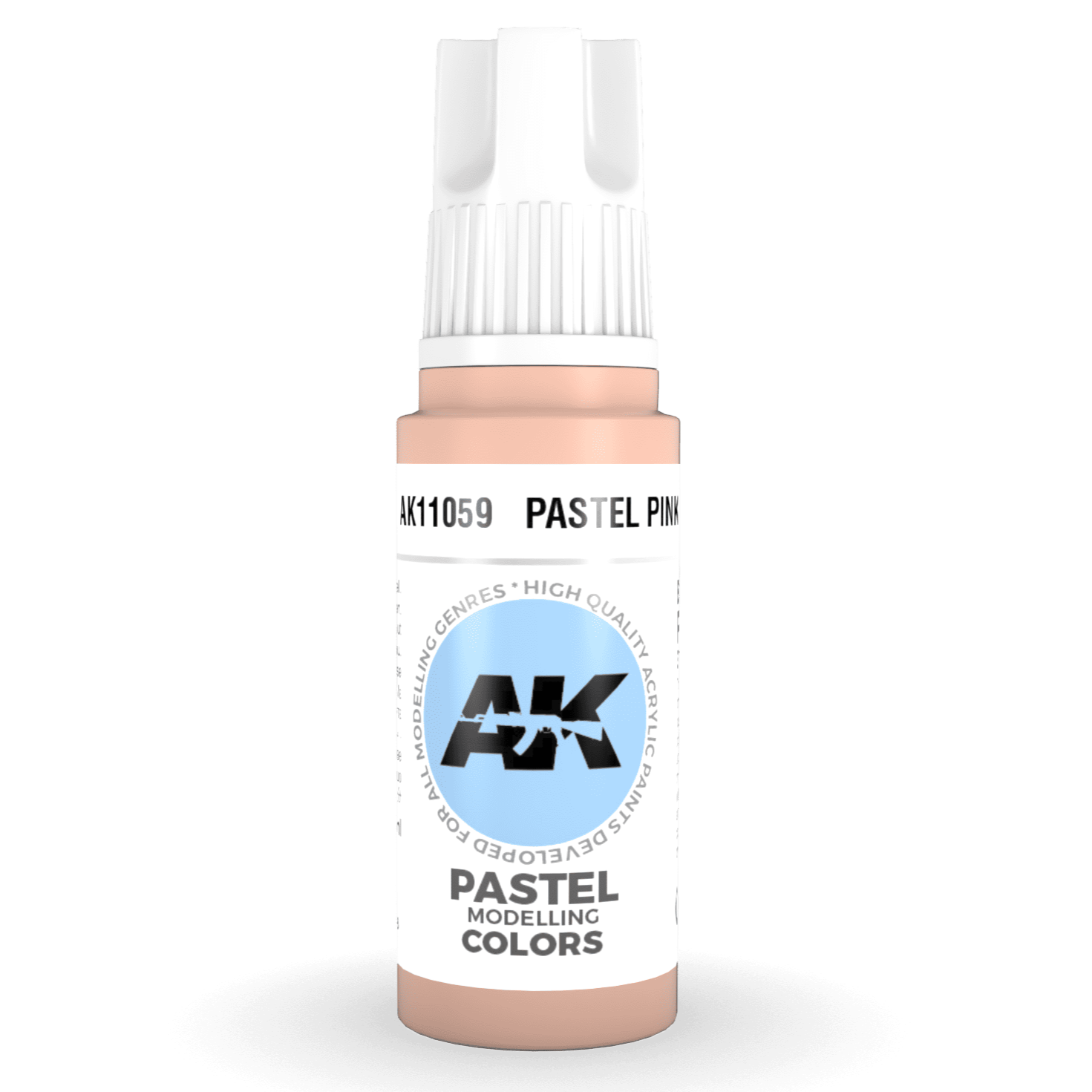 AK Interactive 3rd Gen Acrylic - Pastel Pink 17ml AK11059 - Loaded Dice