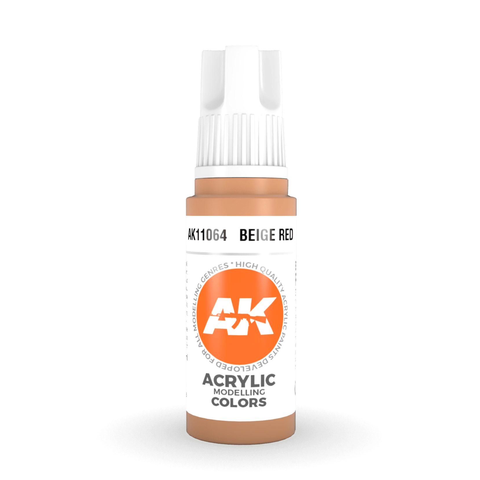 AK Interactive 3rd Gen Acrylic - Beige Red 17ml AK11064 - Loaded Dice