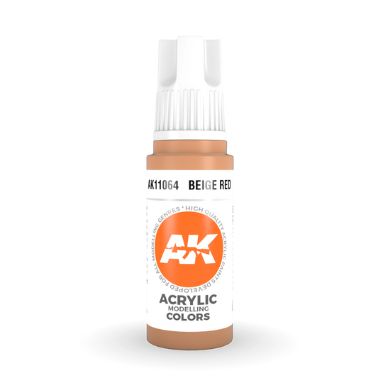 AK Interactive 3rd Gen Acrylic - Beige Red 17ml AK11064 - Loaded Dice