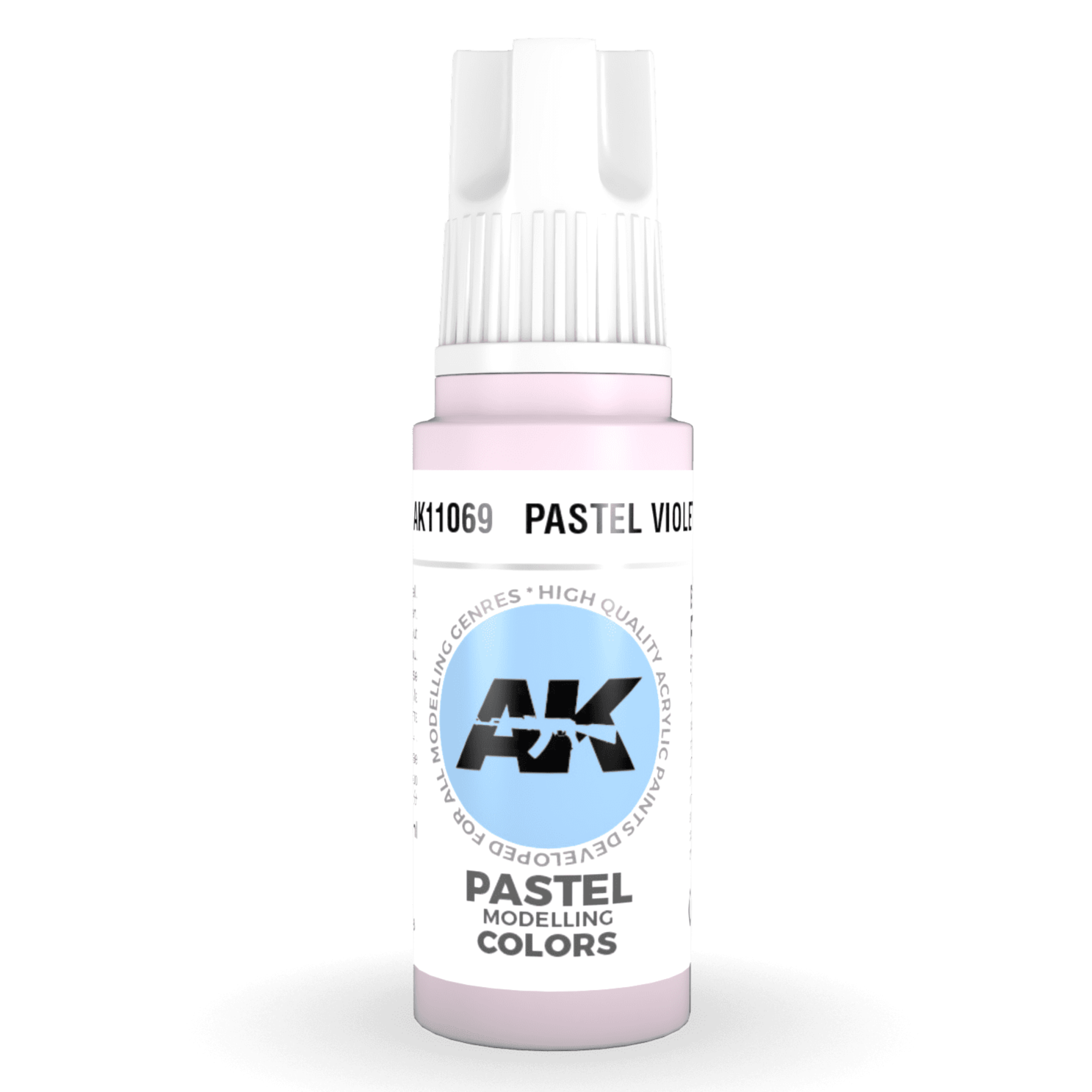 AK Interactive 3rd Gen Acrylic - Pastel Violet 17ml AK11069 - Loaded Dice