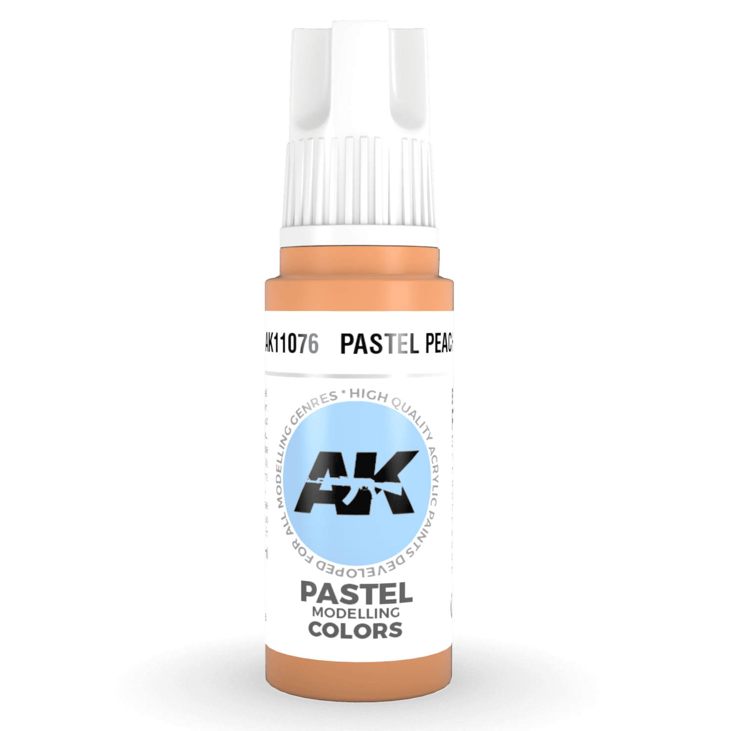 AK Interactive 3rd Gen Acrylic - Pastel Peach 17ml AK11076 - Loaded Dice