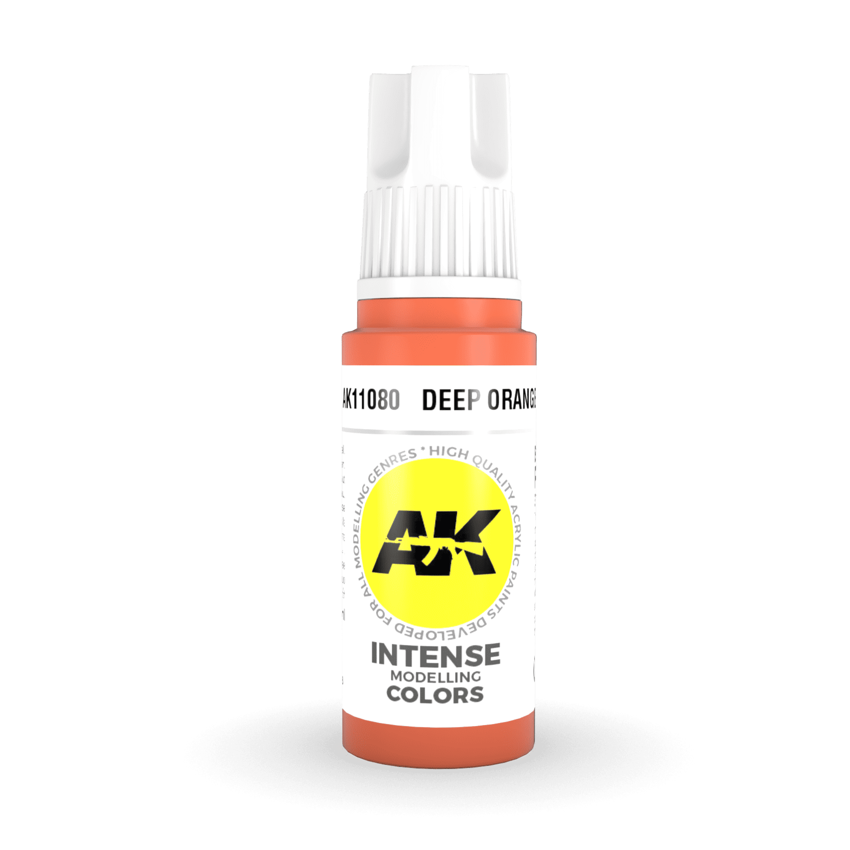 AK Interactive 3rd Gen Acrylic - Deep Orange 17ml AK11080 - Loaded Dice