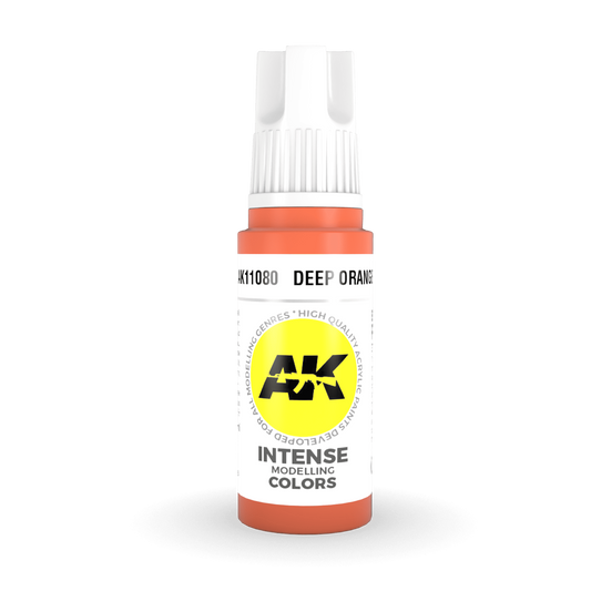 AK Interactive 3rd Gen Acrylic - Deep Orange 17ml AK11080 - Loaded Dice