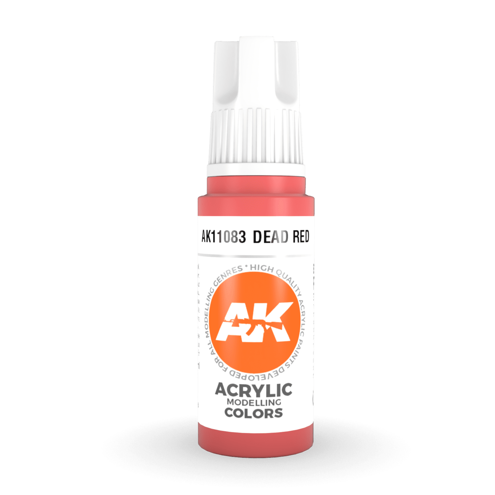 AK Interactive 3rd Gen Acrylic - Dead Red 17ml AK11083 - Loaded Dice