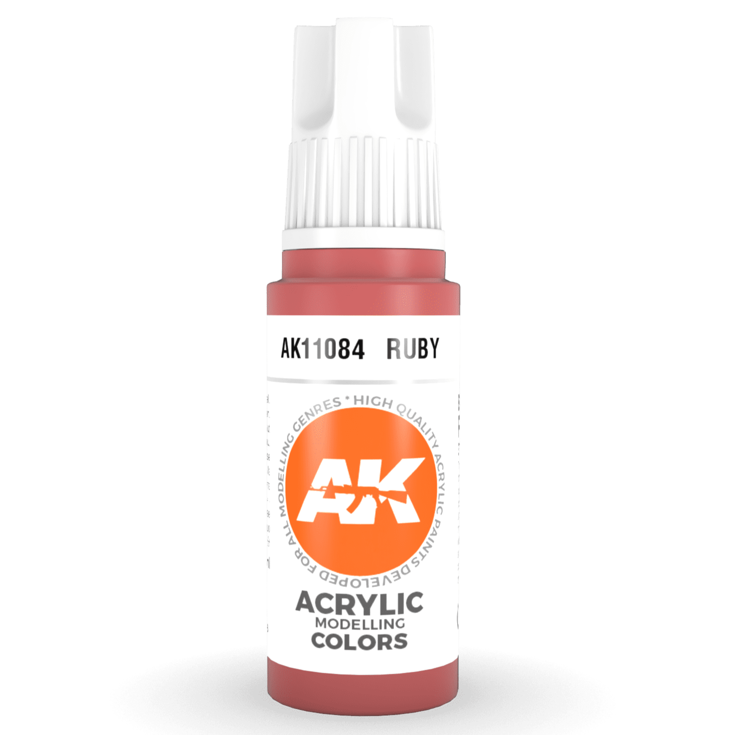 AK Interactive 3rd Gen Acrylic - Ruby 17ml AK11084 - Loaded Dice