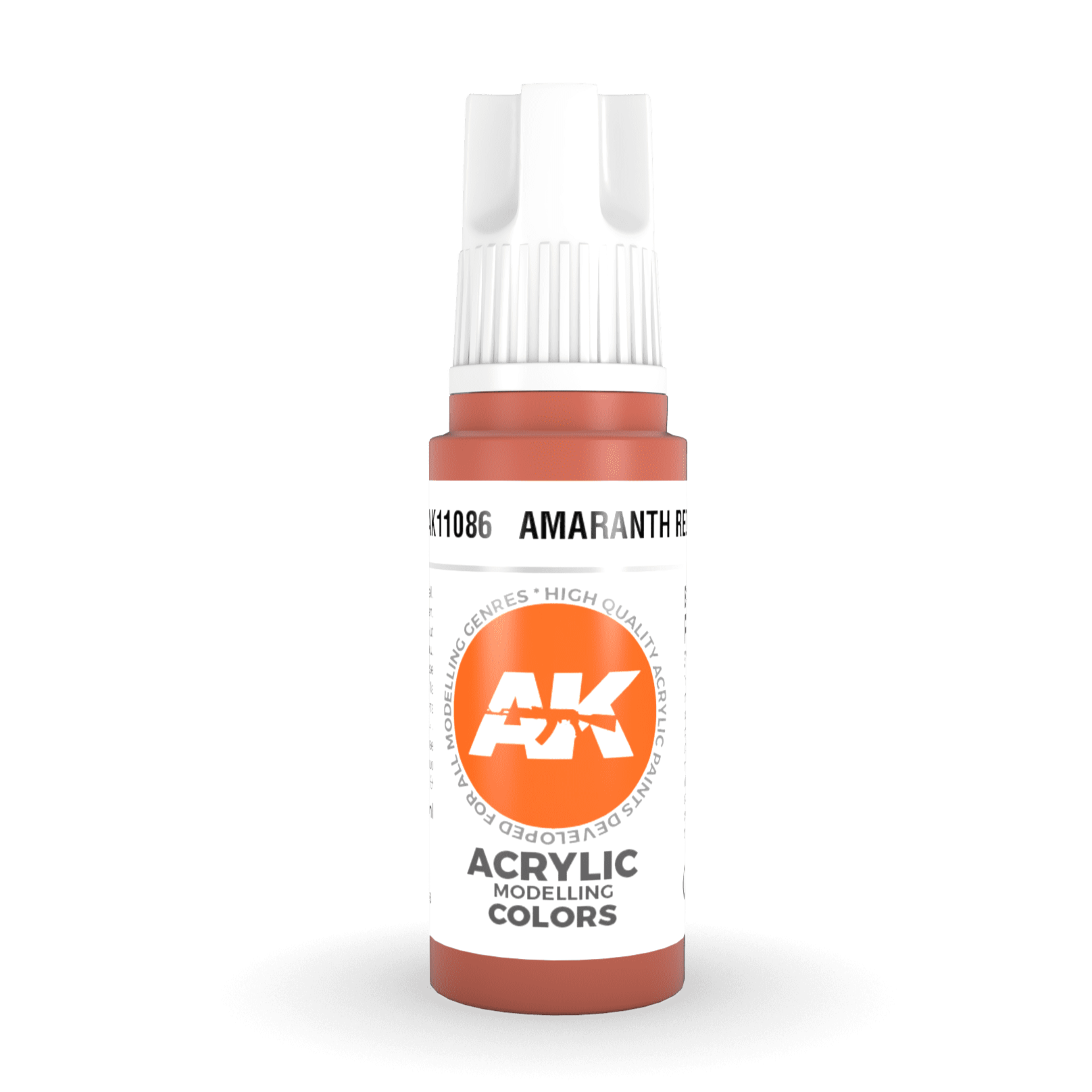 AK Interactive 3rd Gen Acrylic - Amaranth Red 17ml AK11086 - Loaded Dice