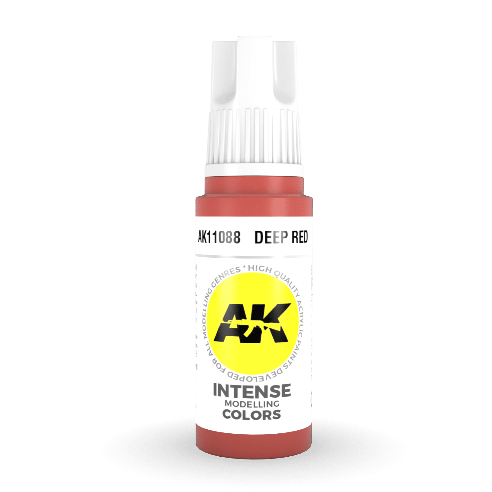 AK Interactive 3rd Gen Acrylic - Deep Red 17ml AK11088 - Loaded Dice