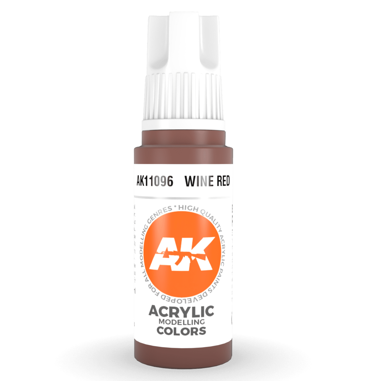 AK Interactive 3rd Gen Acrylic - Wine Red 17ml AK11096 - Loaded Dice