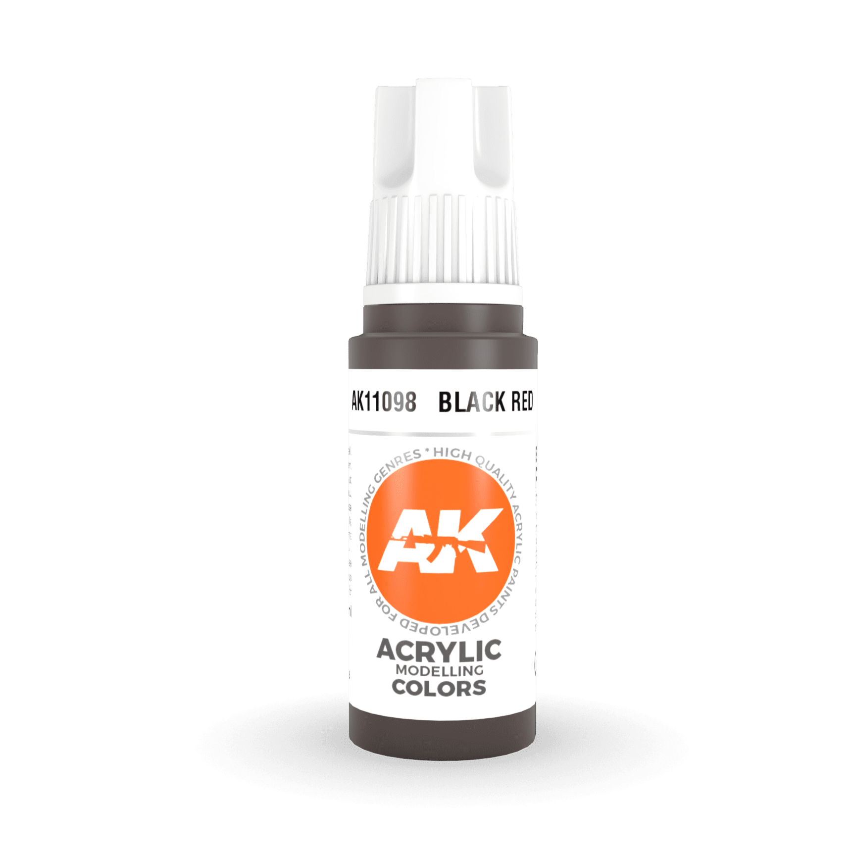 AK Interactive 3rd Gen Acrylic - Black Red 17ml AK11098 - Loaded Dice