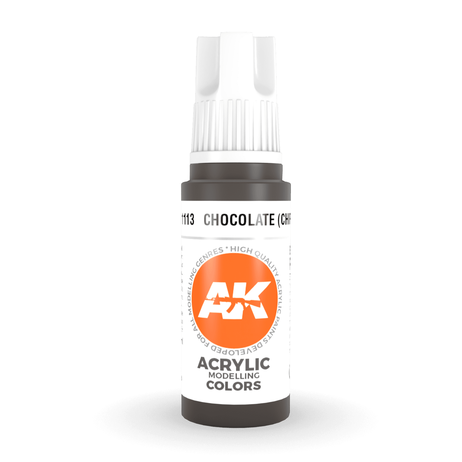 AK Interactive 3rd Gen Acrylic - Chocolate (Chipping) 17ml AK11113 - Loaded Dice
