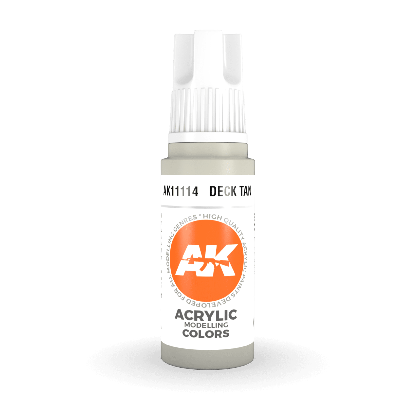 AK Interactive 3rd Gen Acrylic - Deck Tan 17ml AK11114 - Loaded Dice