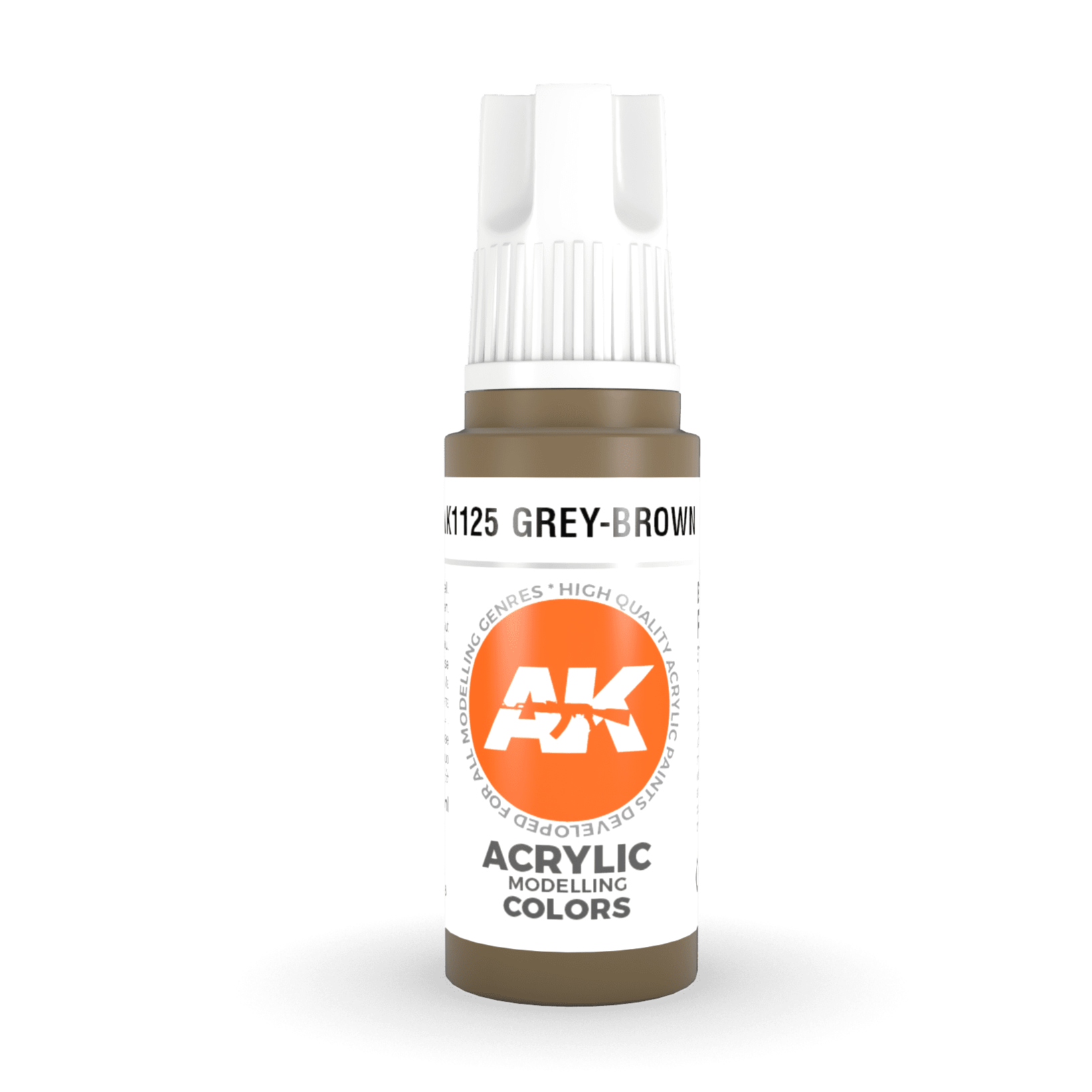 AK Interactive 3rd Gen Acrylic - Khaki Grey 17ml AK11125 - Loaded Dice