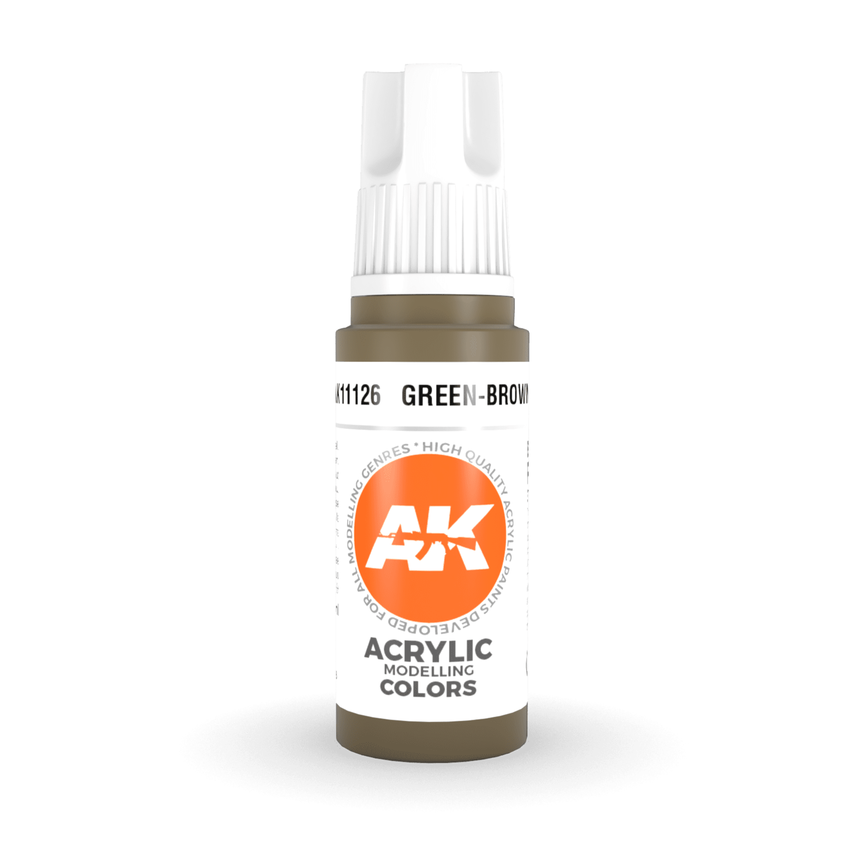 3rd Gen Acrylic - Green-Brown 17ml - Loaded Dice