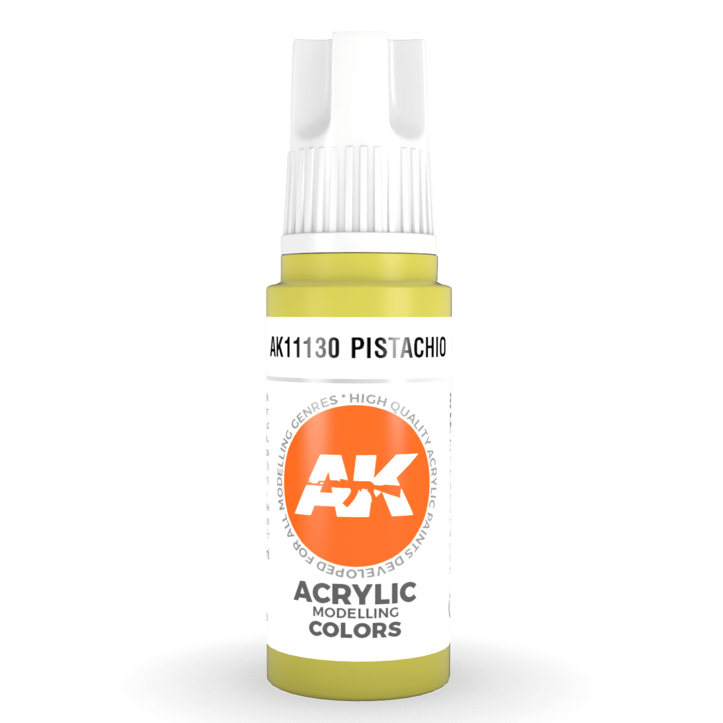 AK Interactive - 3rd Gen Acrylic - Pistachio (was Mustard) 17ml AK11130 - Loaded Dice