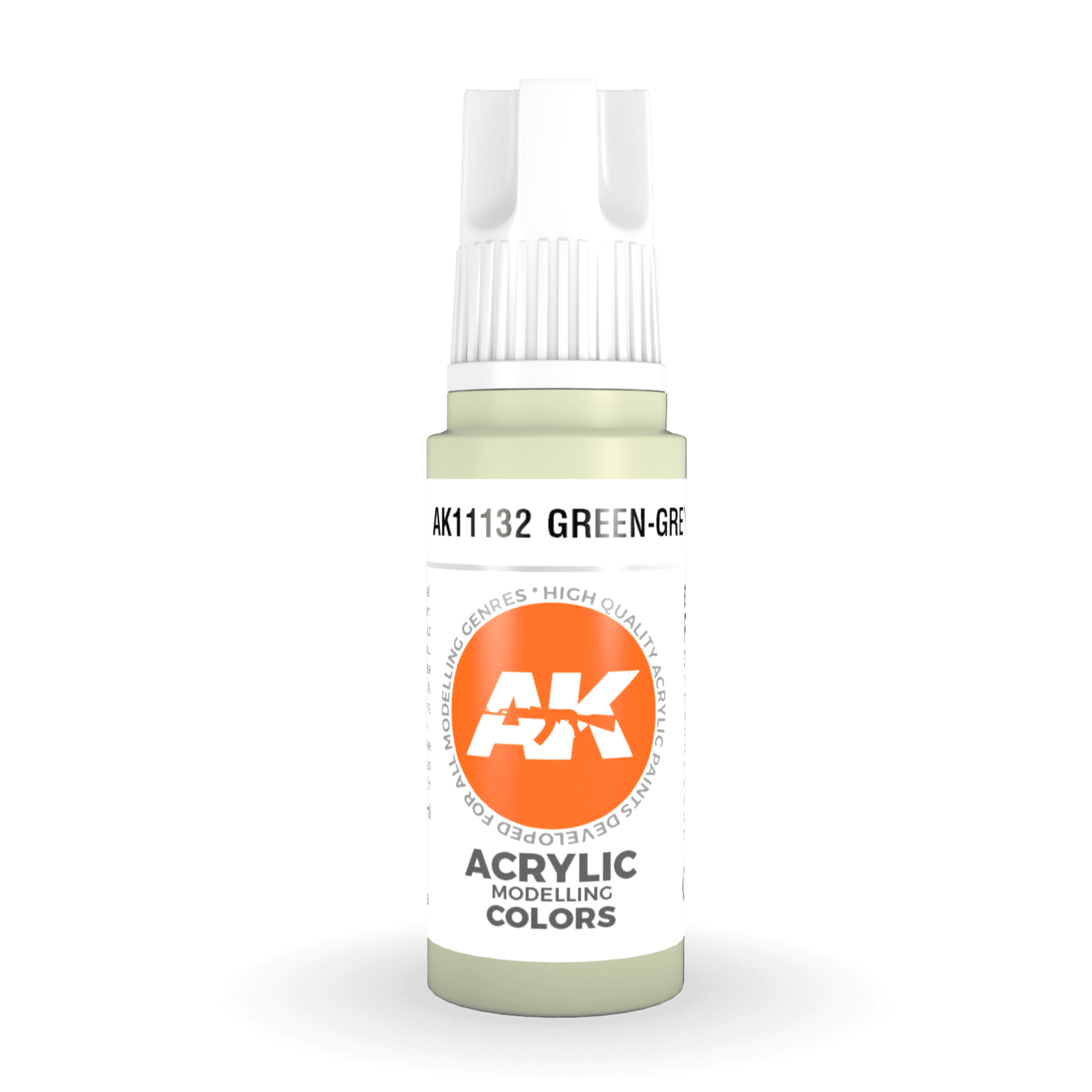 AK Interactive 3rd Gen Acrylic - Green-Grey 17ml AK11132 - Loaded Dice