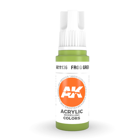 AK Interactive 3rd Gen Acrylic - Frog Green 17ml AK11136 - Loaded Dice