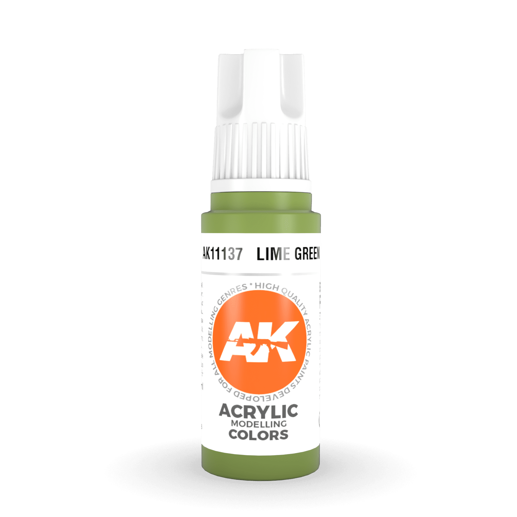 AK Interactive 3rd Gen Acrylic - Lime Green 17ml AK11137 - Loaded Dice