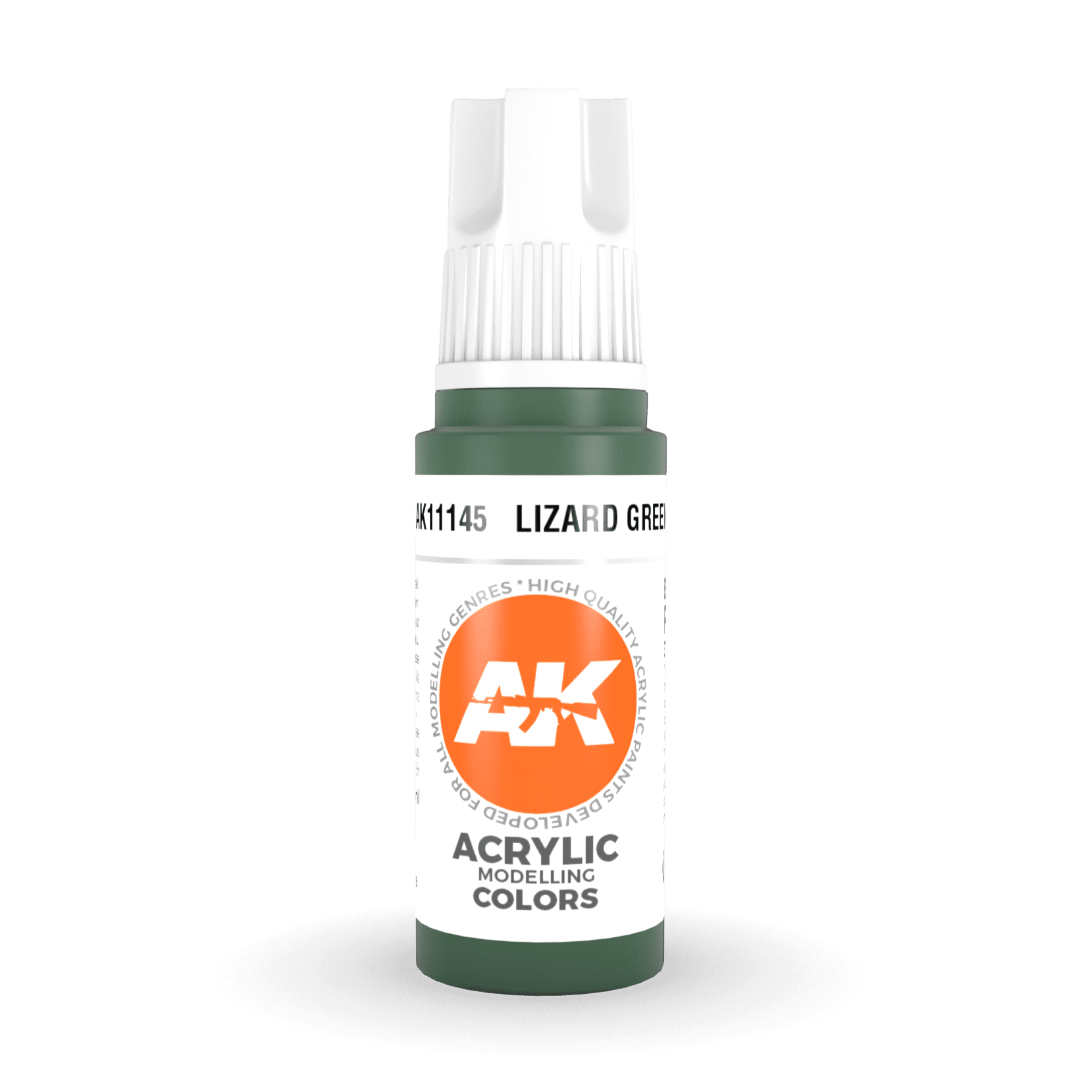 AK Interactive 3rd Gen Acrylic - Lizard Green 17ml AK11145 - Loaded Dice