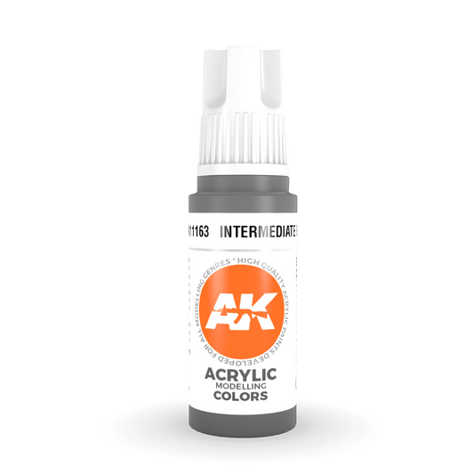 AK Interactive 3rd Gen Acrylic - Intermediate Blue 17ml AK11163 - Loaded Dice