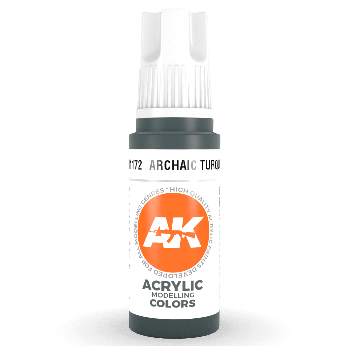 AK Interactive 3rd Gen Acrylic - Archaic Turquoise 17ml AK11172 - Loaded Dice