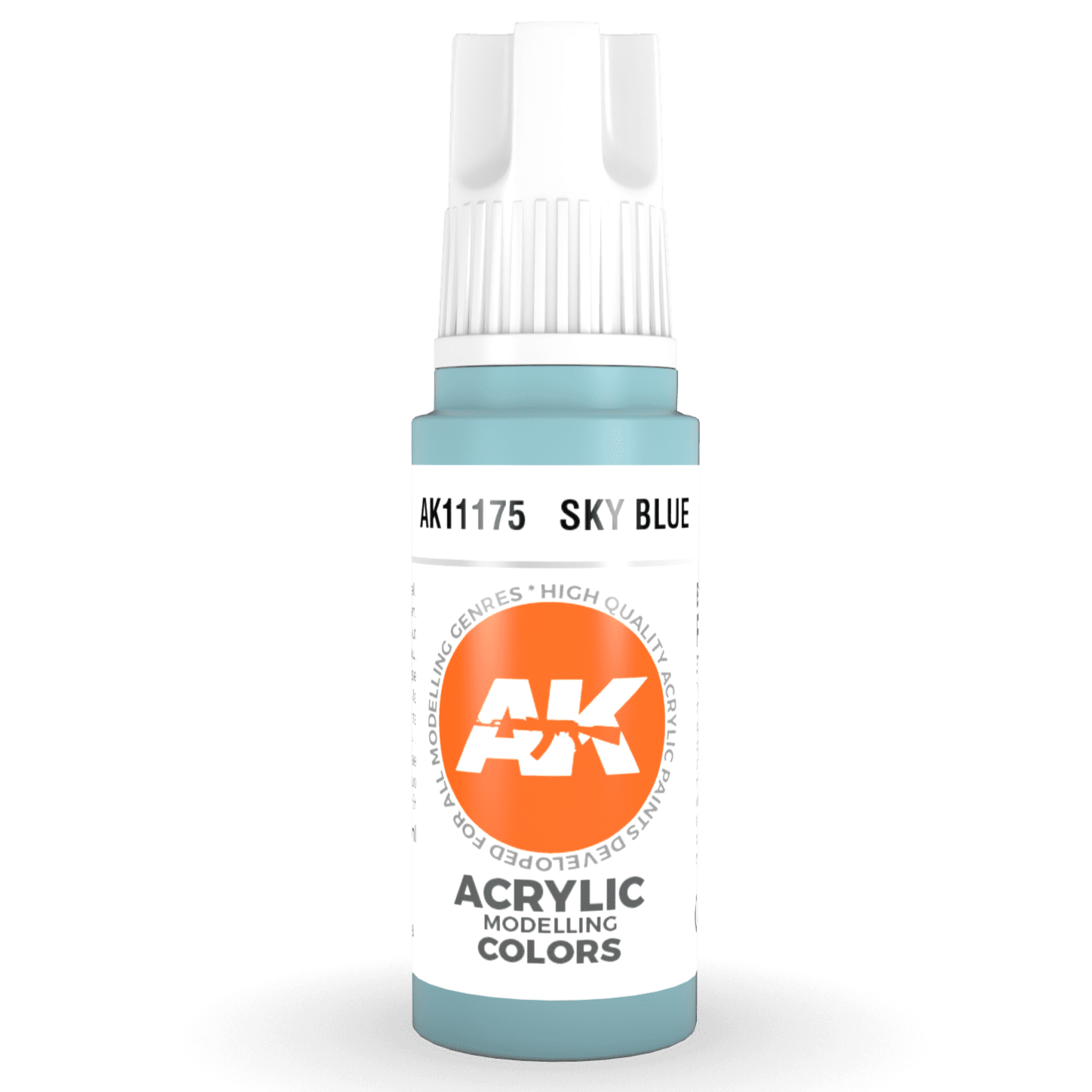AK Interactive 3rd Gen Acrylic - Sky Blue 17ml AK11175 - Loaded Dice