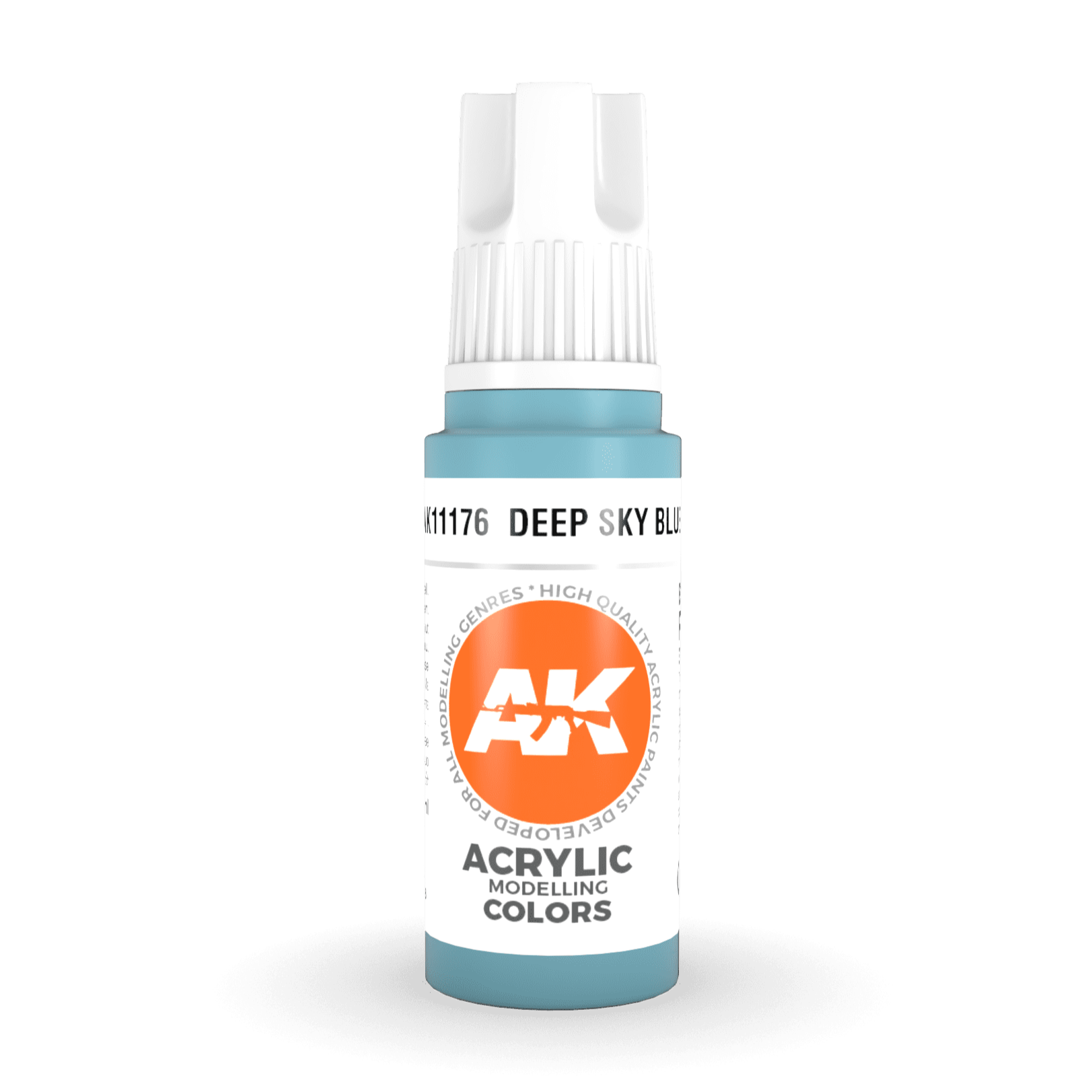 AK Interactive 3rd Gen Acrylic - Deep Sky Blue 17ml AK11176 - Loaded Dice