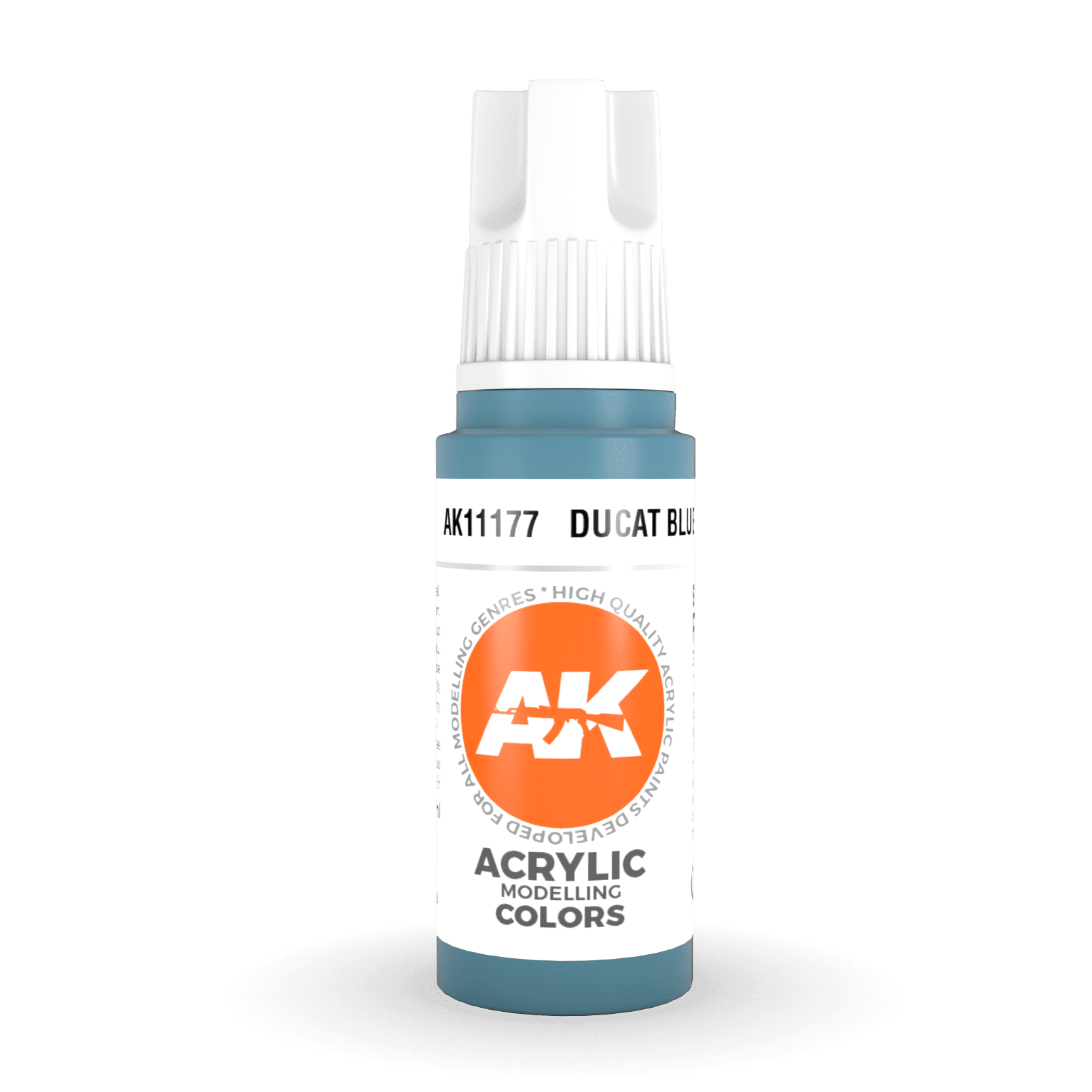AK Interactive 3rd Gen Acrylic - Ducat Blue 17ml AK11177 - Loaded Dice