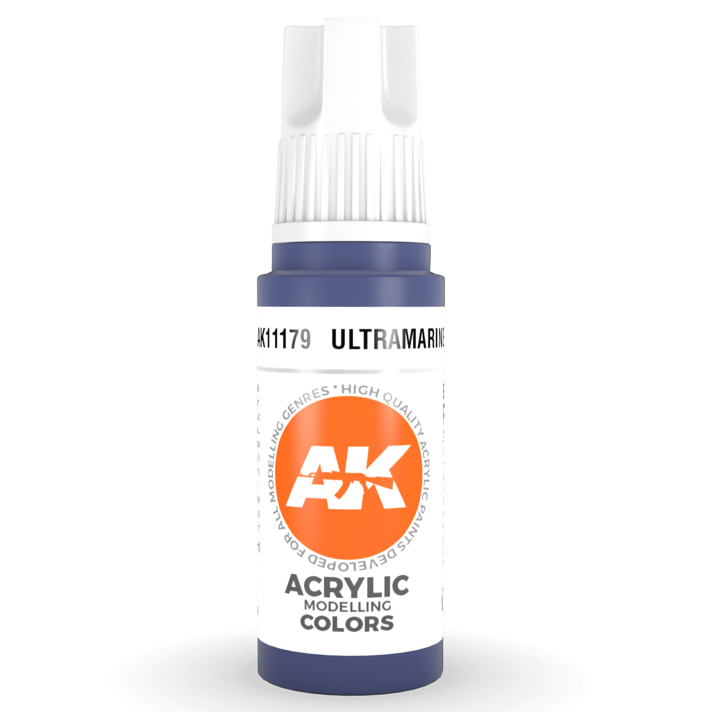 AK Interactive 3rd Gen Acrylic - Ultramarine 17ml AK11179 - Loaded Dice