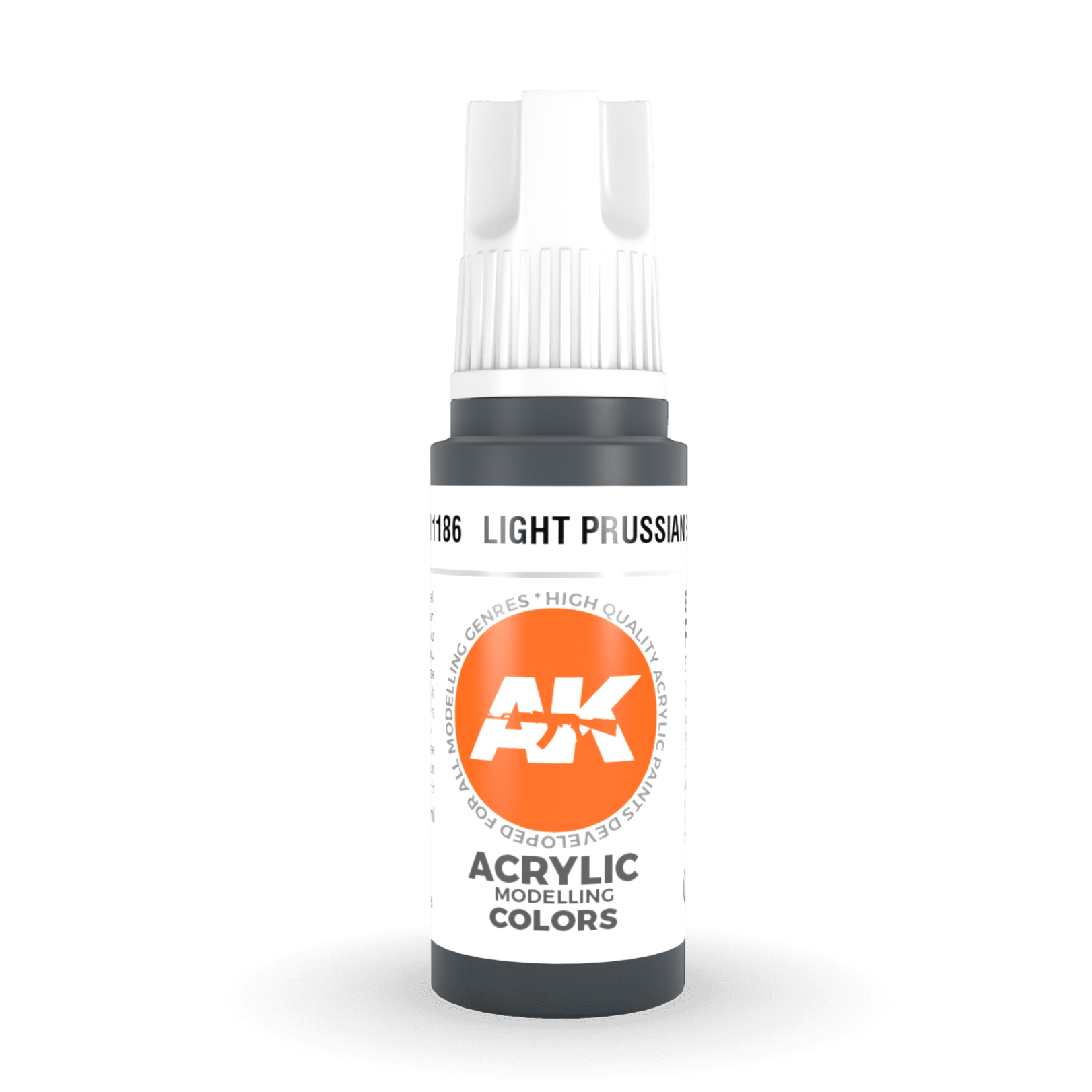 AK Interactive 3rd Gen Acrylic - Light Prussian Blue 17ml AK11186 - Loaded Dice