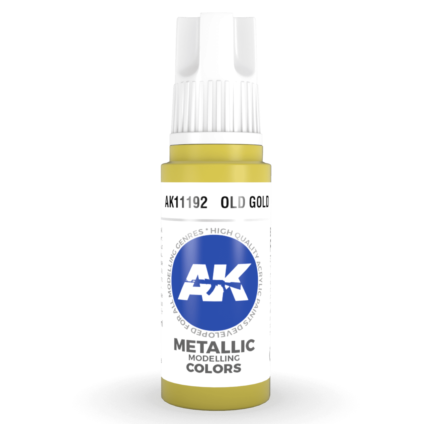 AK Interactive 3rd Gen Acrylic - Old Gold 17ml AK11192 - Loaded Dice