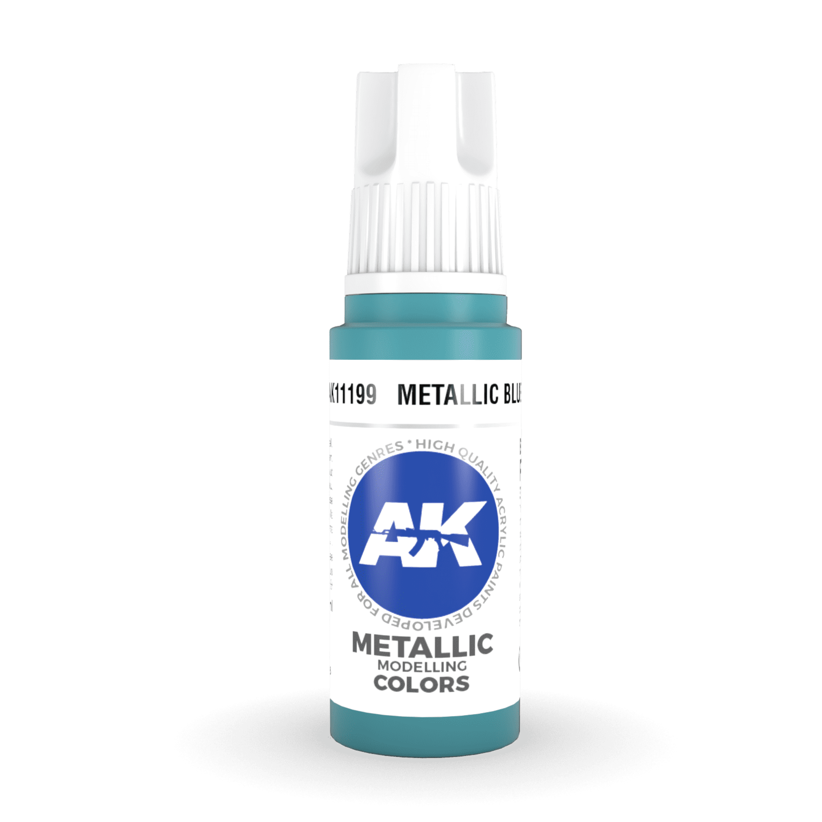 AK Interactive 3rd Gen Acrylic - Metallic Blue 17ml AK11199 - Loaded Dice