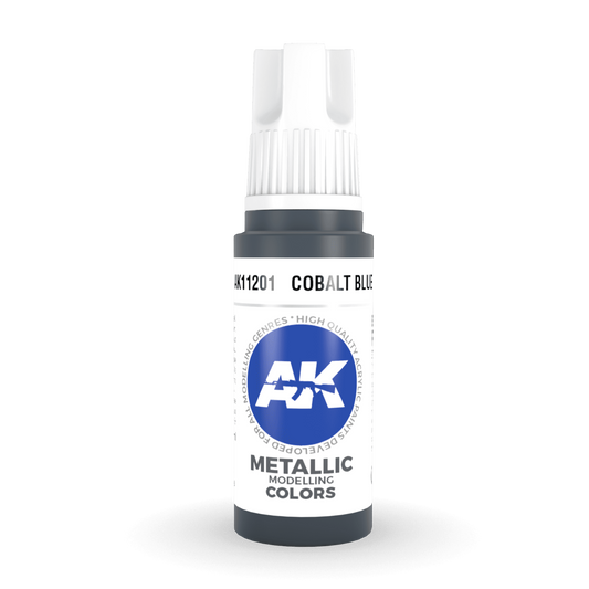 AK Interactive 3rd Gen Acrylic - Cobalt Blue 17ml AK11201 - Loaded Dice