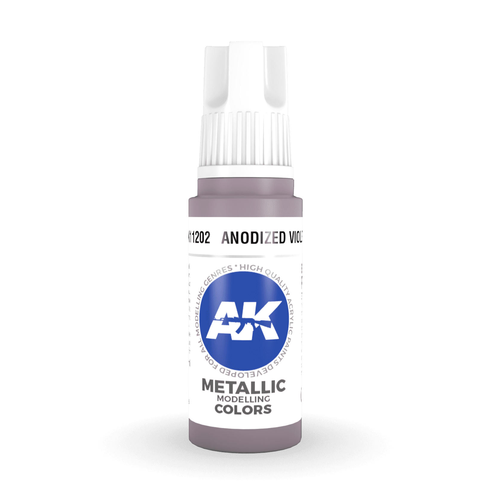 AK Interactive 3rd Gen Acrylic - Anodized Violet 17ml AK11202 - Loaded Dice