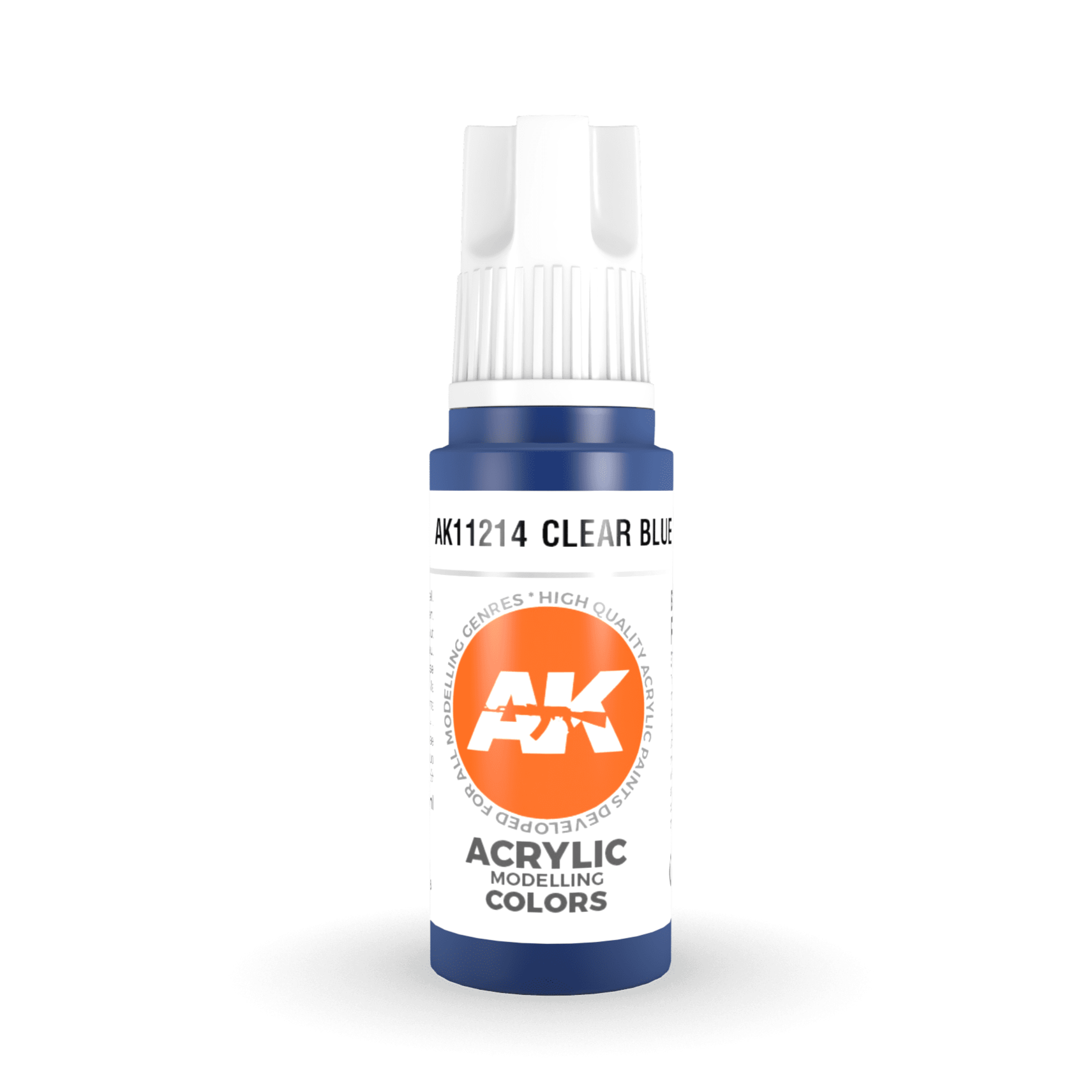 AK Interactive 3rd Gen Acrylic - Blue 17ml AK11214 - Loaded Dice