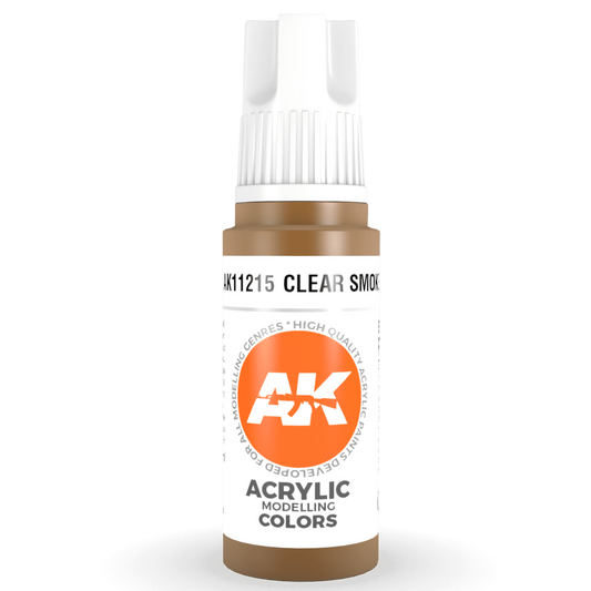 AK Interactive 3rd Gen Acrylic - Smoke 17ml AK11215 - Loaded Dice