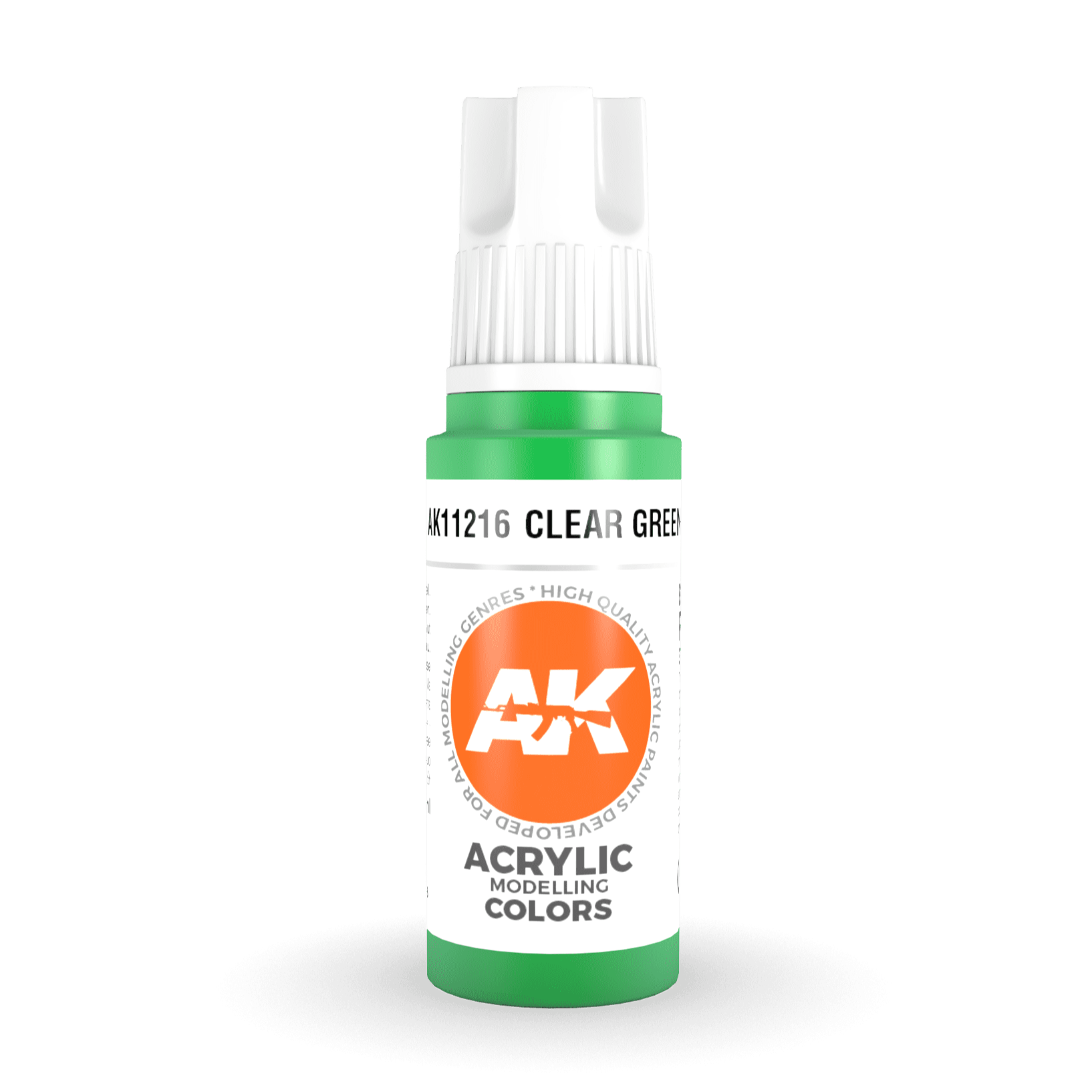 AK Interactive 3rd Gen Acrylic - Green 17ml AK11216 - Loaded Dice