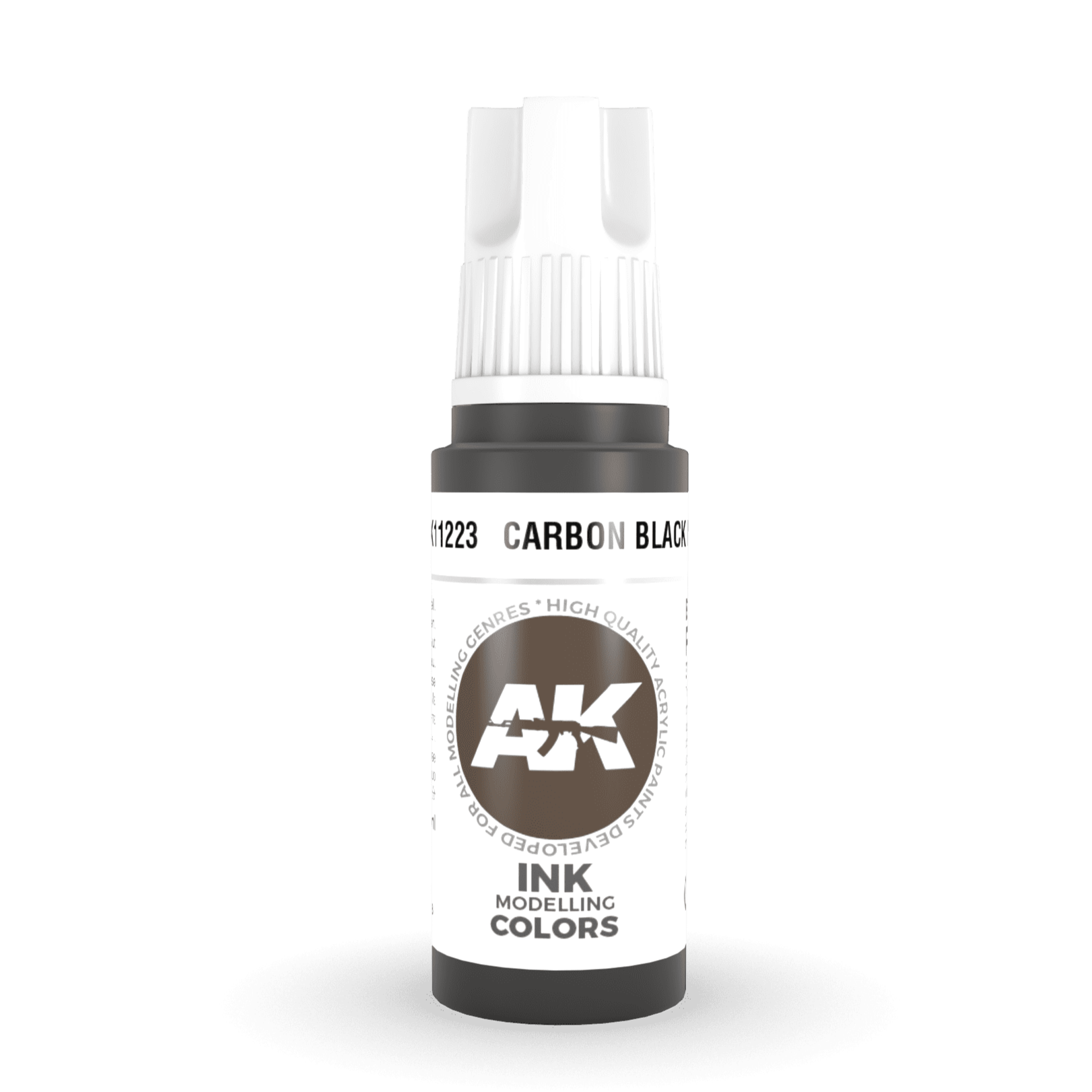 3rd Gen Acrylic - Carbon Black INK 17ml - Loaded Dice