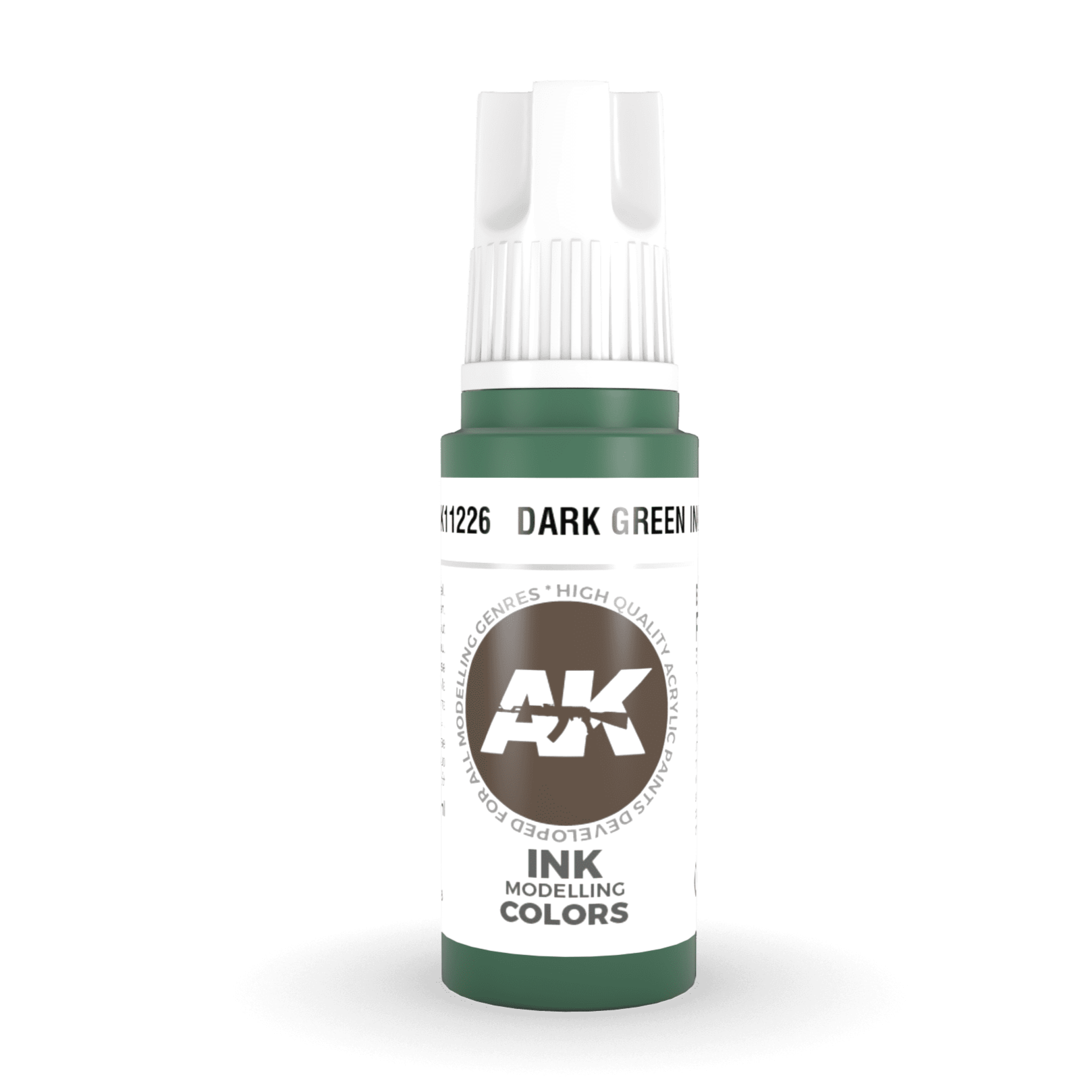 3rd Gen Acrylic - Dark Green INK 17ml - Loaded Dice