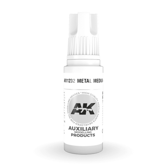 AK Interactive 3rd Gen Acrylic - Metal Medium 17ml AK11232 - Loaded Dice