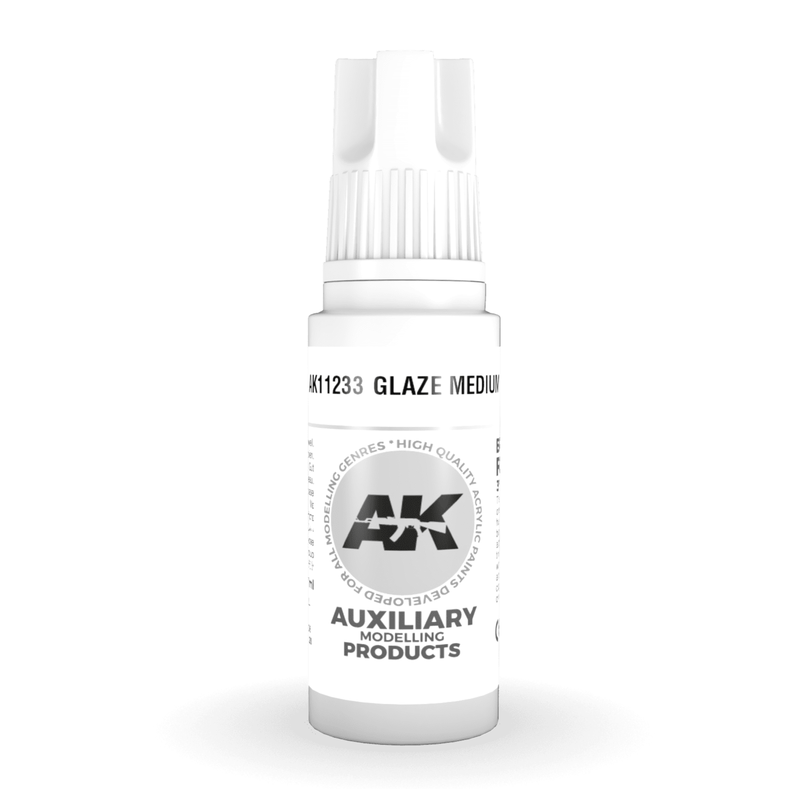 AK Interactive 3rd Gen Acrylic - Glaze Medium 17ml AK11233 - Loaded Dice