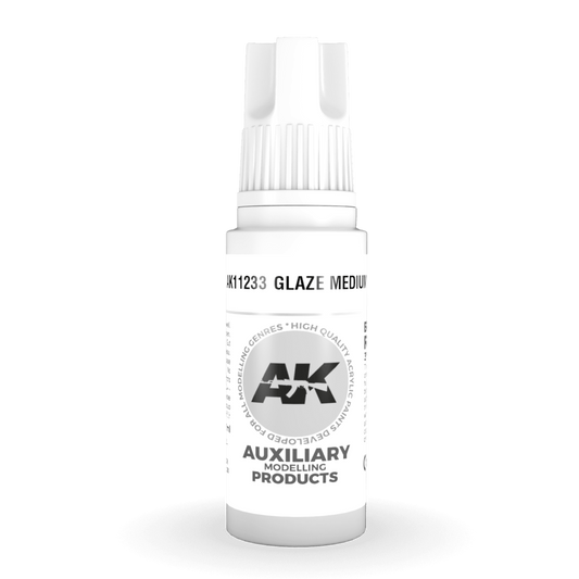 AK Interactive 3rd Gen Acrylic - Glaze Medium 17ml AK11233 - Loaded Dice