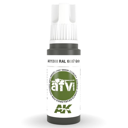 AK Interactive 3rd Gen Acrylic - RAL 6007 Grün 17ml AK11308 - Loaded Dice