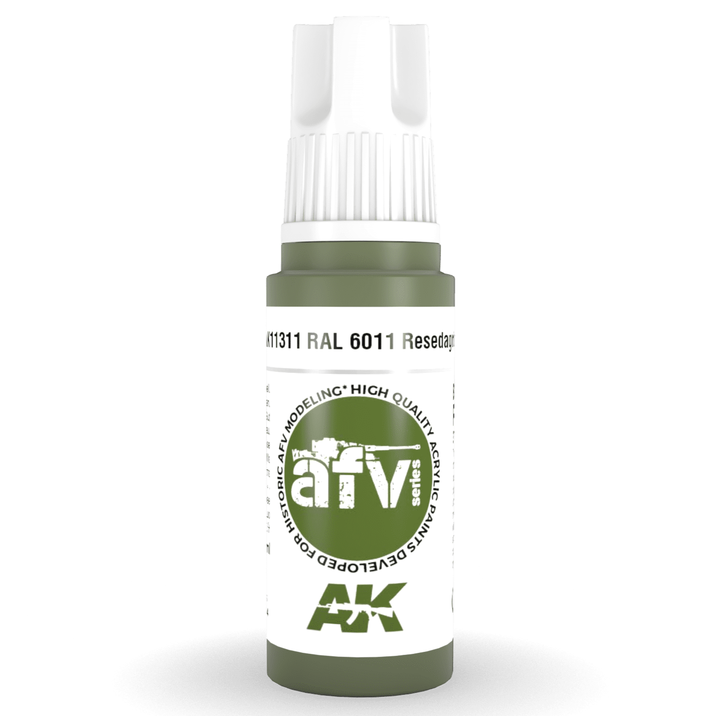 AK Interactive 3rd Gen Acrylic - RAL 6011 Resedagrün 17ml AK11311 - Loaded Dice