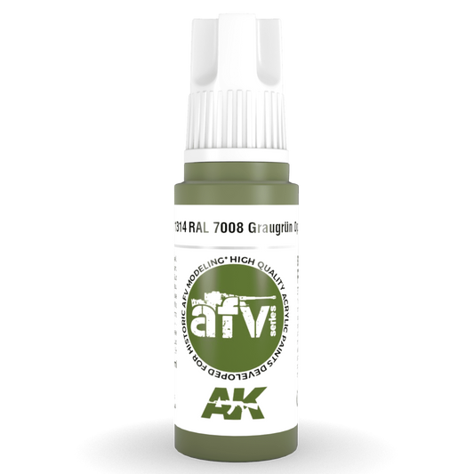 AK Interactive 3rd Gen Acrylic - RAL 7008 Graugrün Opt 2 17ml AK11314 - Loaded Dice